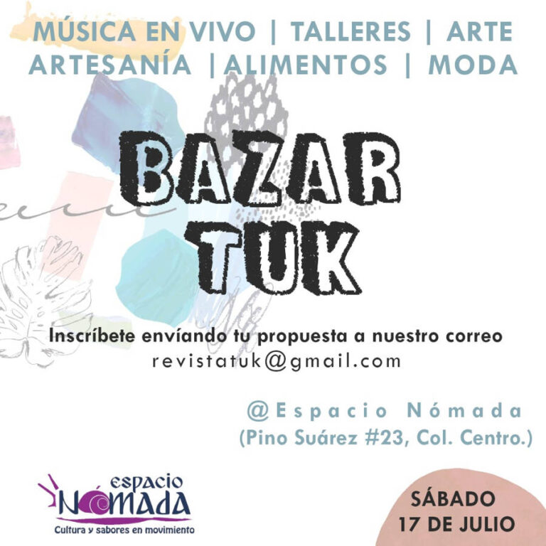 Te invitamos al Primer Bazar Tuk´