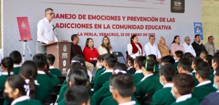 Más de 500 mil estudiantes se integran a estrategias contra adicciones