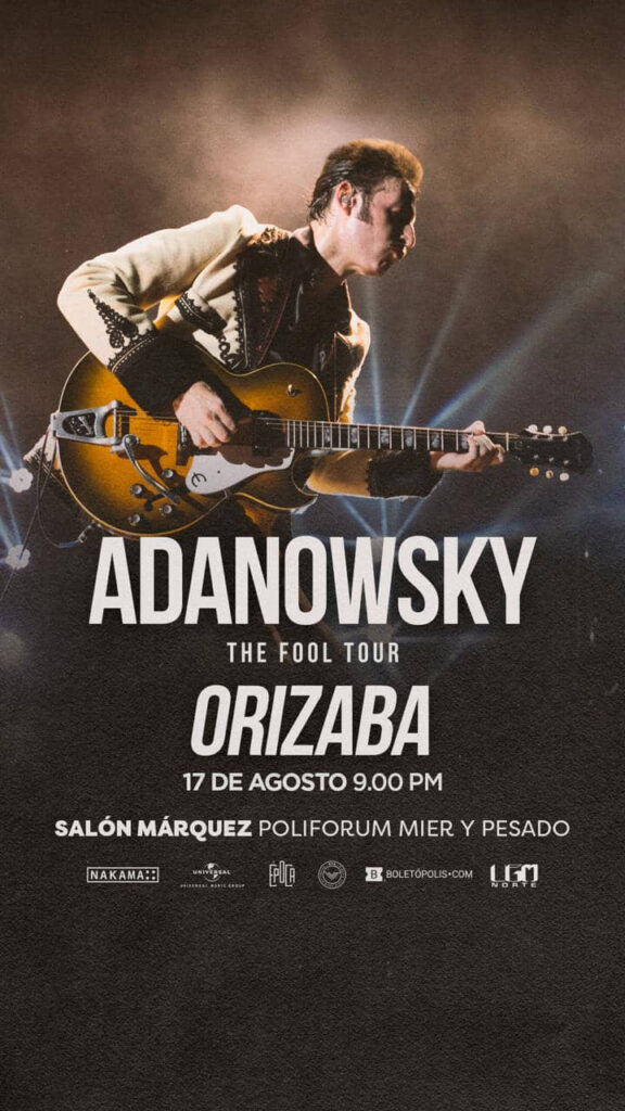 ¡Adanowsky llega a Xalapa en Tierra Luna para ofrecer un concierto lleno de magia y energía musical!