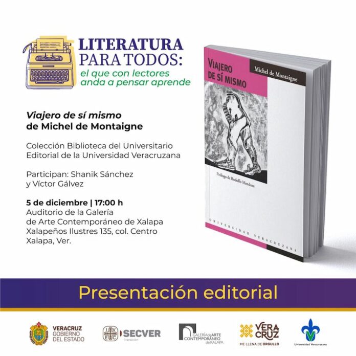 Presentación del libro Viajero de sí mismo, de Michel de Montaigne