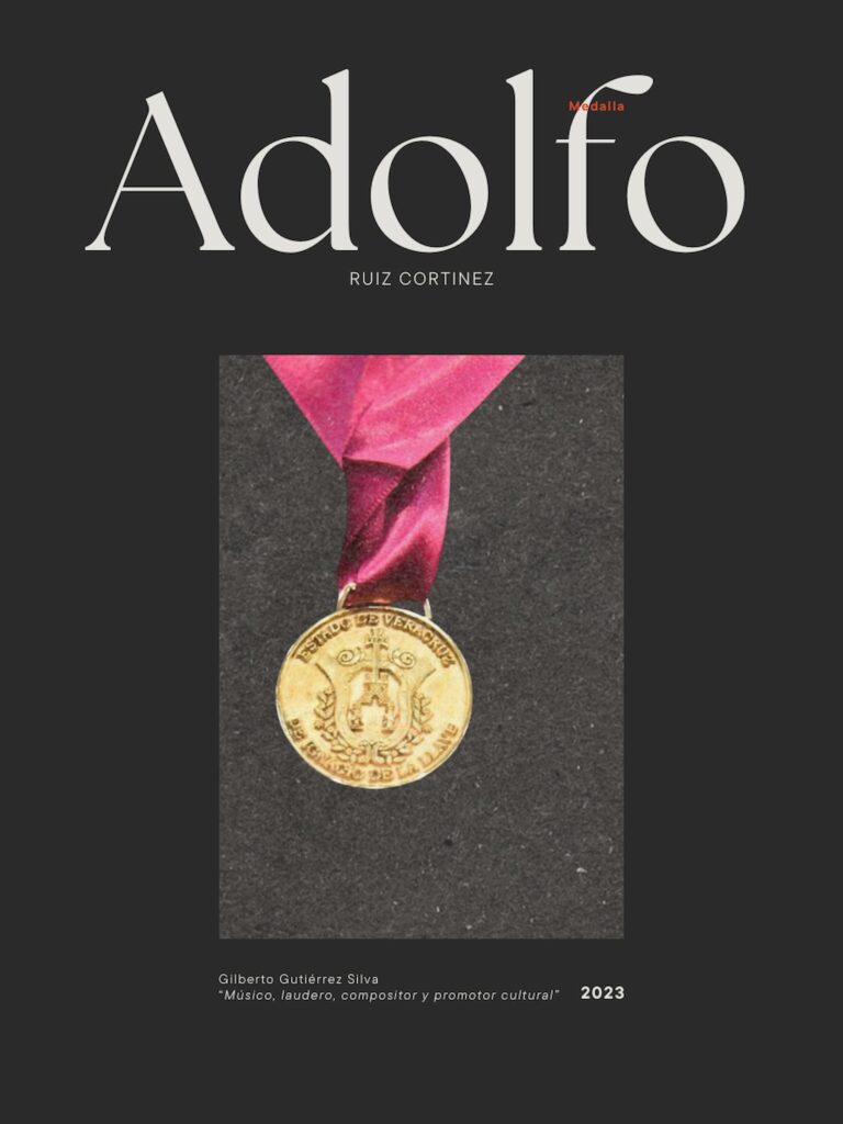 Con la Medalla “Adolfo Ruiz Cortines” 2023 distinguen al músico y promotor de son jarocho Gilberto Gutiérrez Silva Con la Medalla “Adolfo Ruiz Cortines” 2023 distinguen al músico y promotor del son jarocho Gilberto Gutiérrez Silva