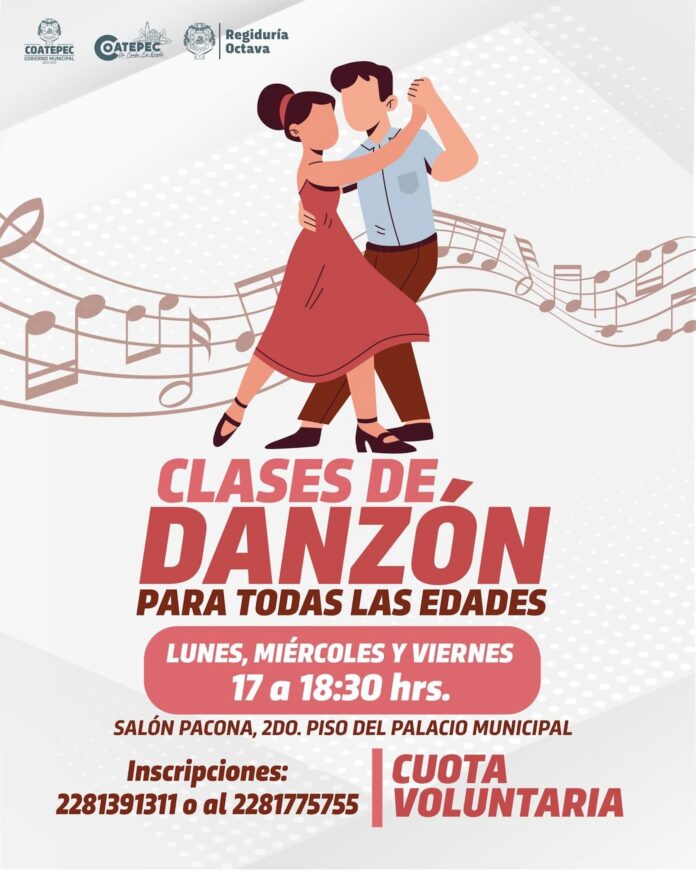 Invitan a Clases de Danzón en Coatepec