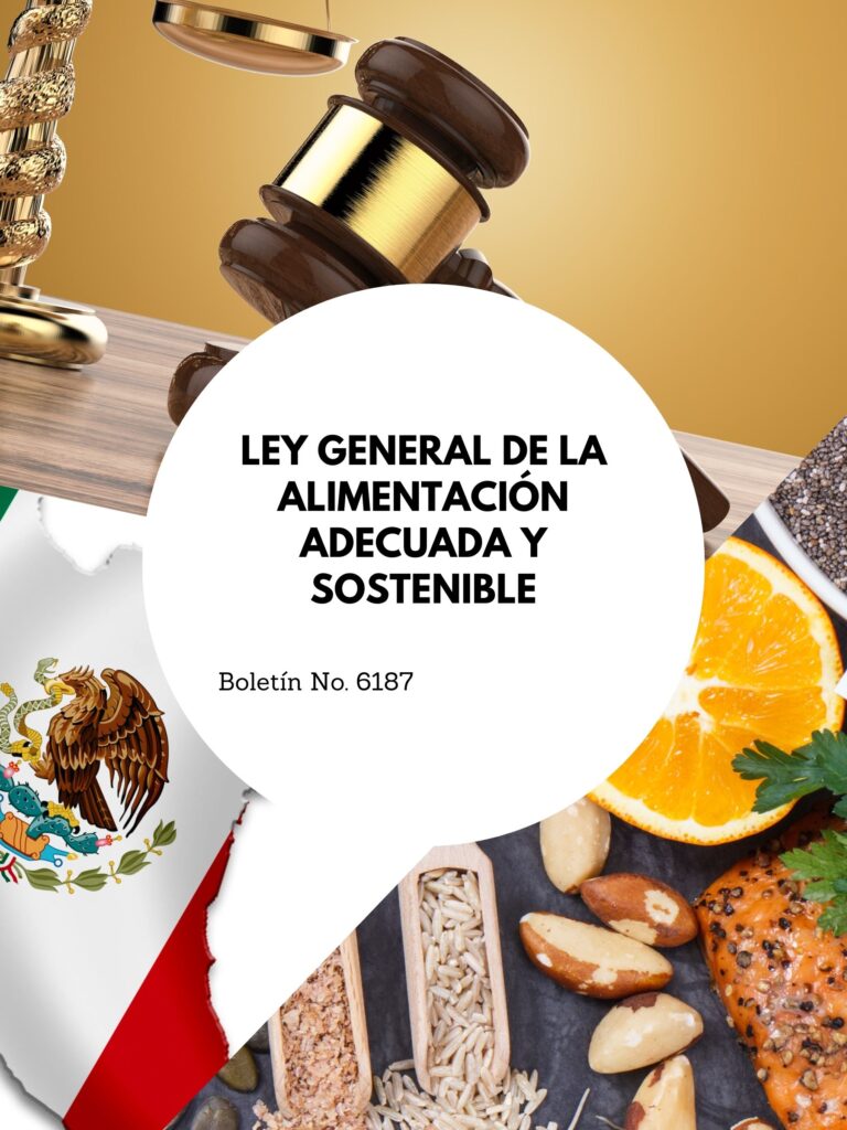 Aprueban por Unanimidad la Ley General de Alimentación Adecuada y Sostenible para México Aprueban por Unanimidad la Ley General de Alimentación Adecuada y Sostenible para México