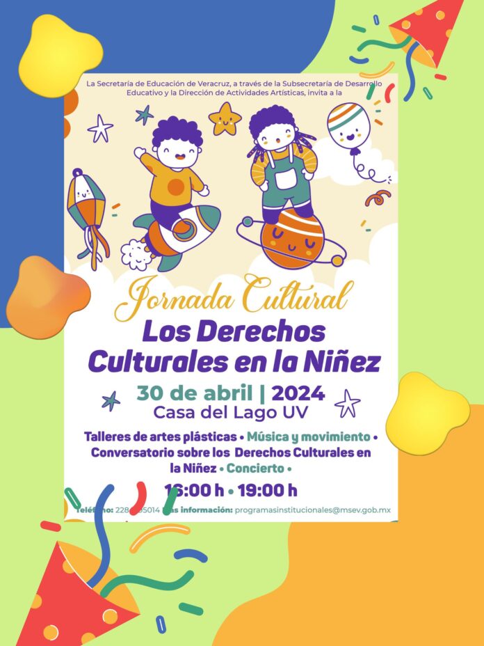 Invitación a la Jornada cultural “Los derechos culturales en la niñez