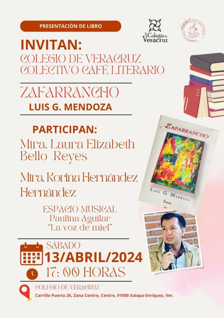 Presentarán el Libro "Zafarrancho" de Luis G. Mendoza