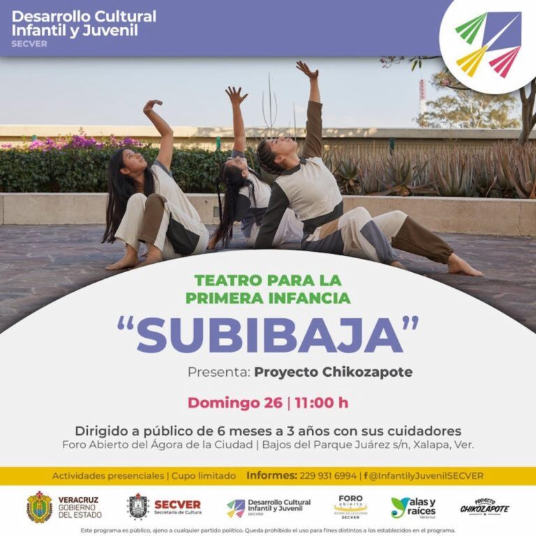 Se presenta obra teatral "Subibaja" en el Ágora de la Ciudad