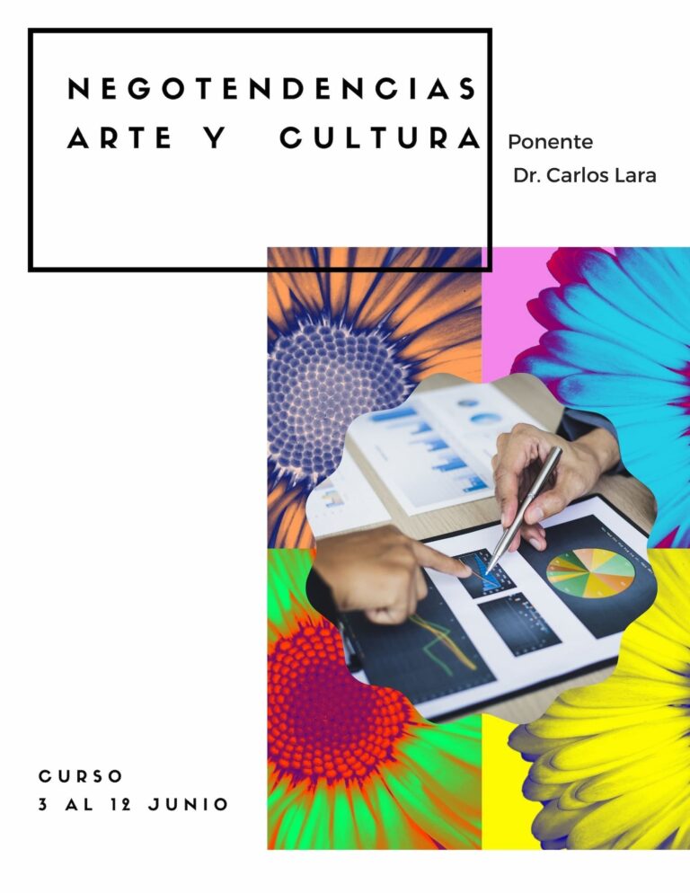 Curso virtual "Negotendencias en el arte y la cultura del 3 al 12 de junio