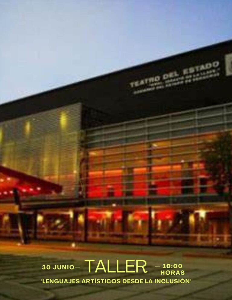 El Teatro del Estado “Gral. Ignacio de la Llave» invita al taller «Lenguajes artísticos desde la inclusión» El Teatro del Estado “Gral. Ignacio de la Llave" invita al taller "Lenguajes artísticos desde la inclusión"