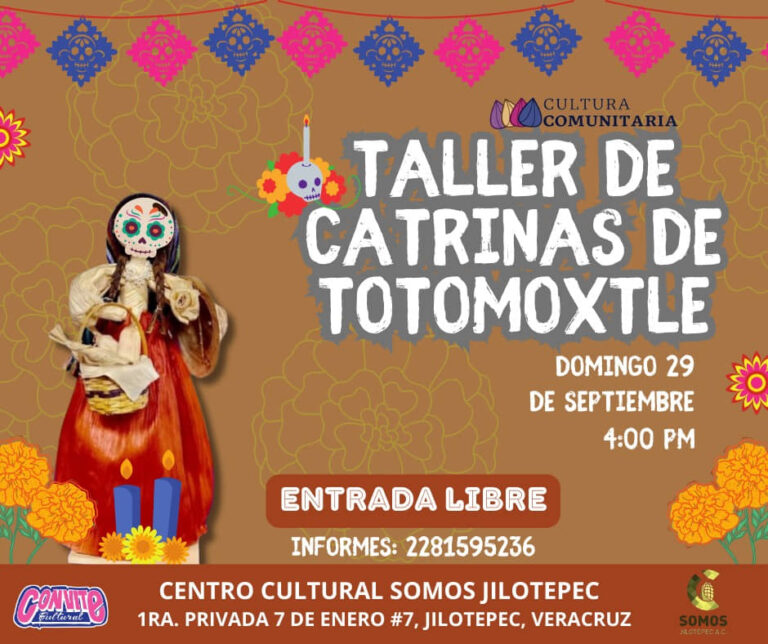 Inicia las festividades del Día de Muertos creando catrinas de totomoxtle en Jilotepec