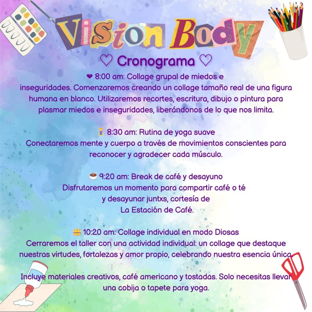 Descubre tu poder interior con el taller de Vision Board