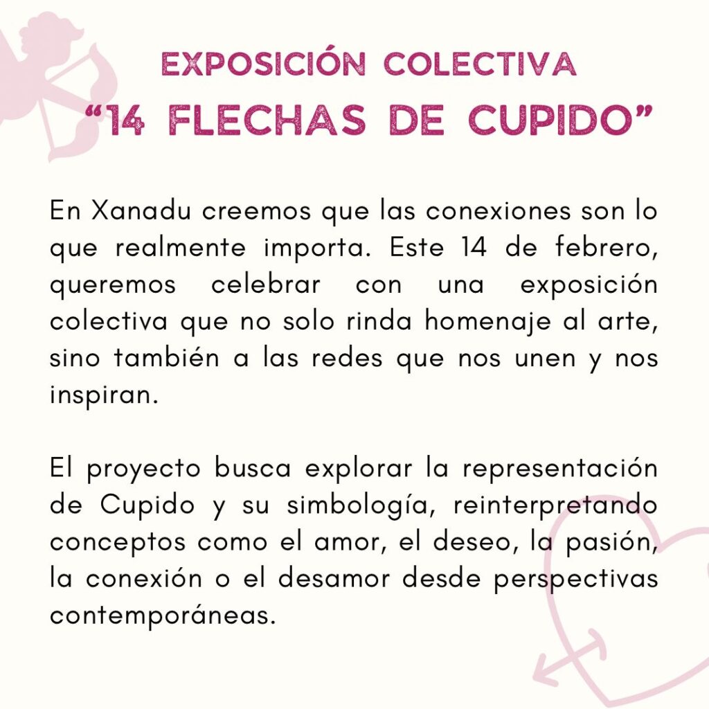 Galería Xanadu celebrará el amor con una exposición colectiva este 14 de febrero