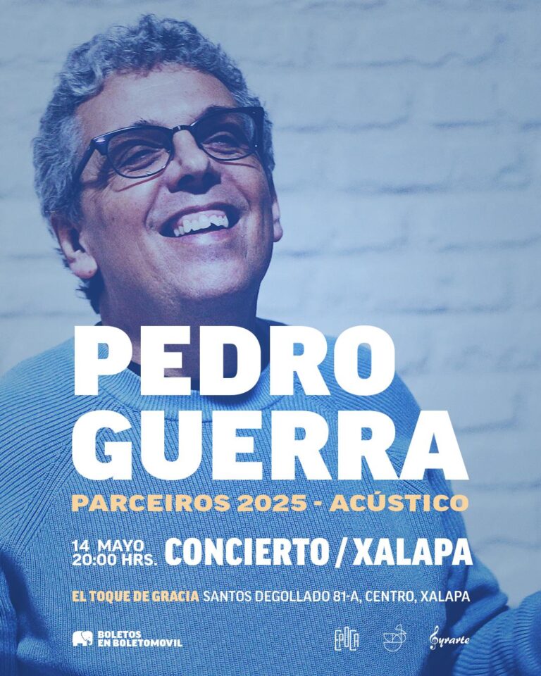Pedro Guerra llega a Xalapa con Parceiros: Una noche de música y emociones