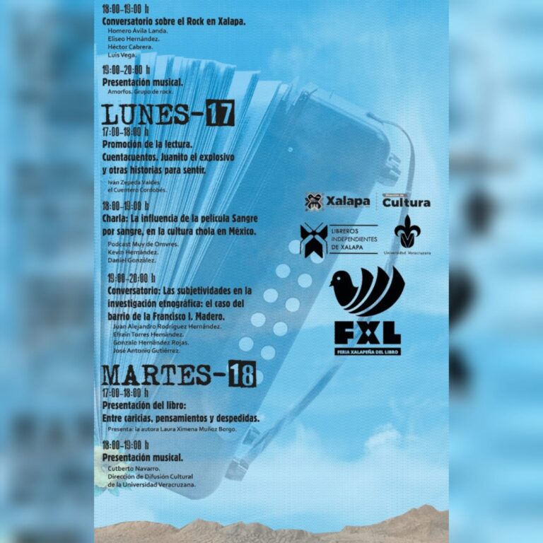 Agenda cultural en Xalapa a partir del 20 de noviembre