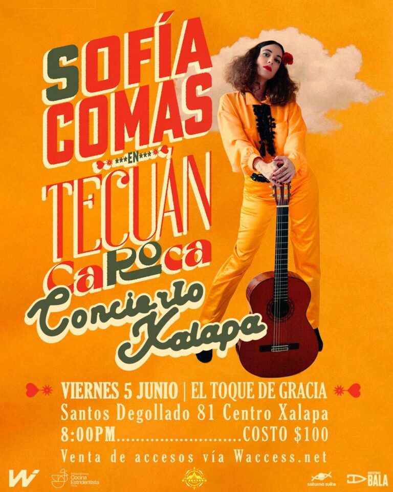 Sofía Comas presentará “Tecuán Caroca” en Xalapa con concierto y masterclass Sofía Comas presentará “Tecuán Caroca” en Xalapa con concierto y masterclass