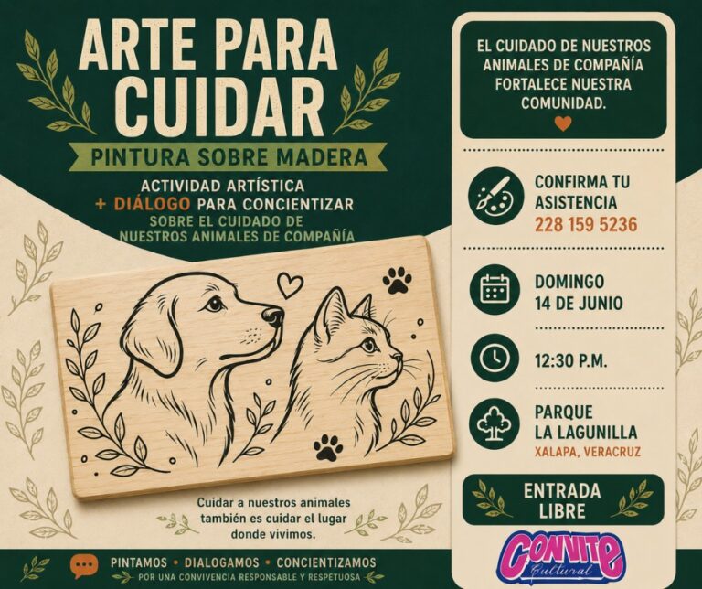 Convite Cultural Xalapa dedicará jornada artística al promover bienestar de animales de compañía Convite Cultural Xalapa dedicará jornada artística al promover bienestar de animales de compañía