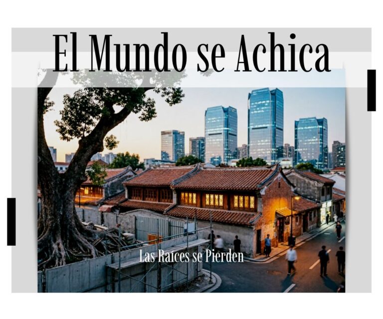 El mundo se achica, las raíces se pierden El mundo se achica, las raíces se pierden