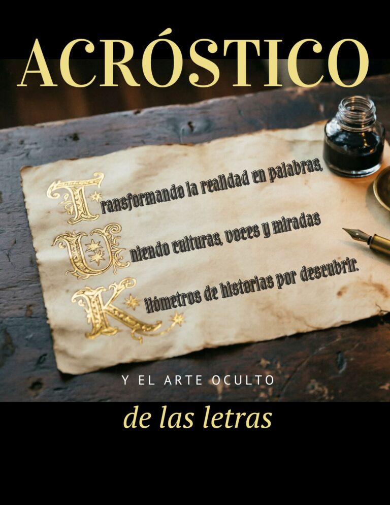 Acróstico y el arte oculto de las letras Acróstico y el arte oculto de las letras