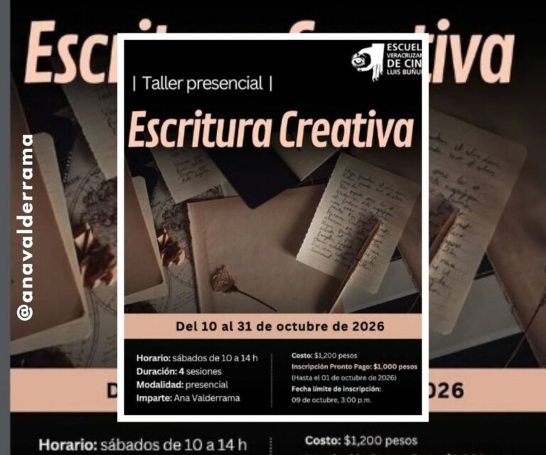 Taller de Escritura Creativa con Ana Valderrama
