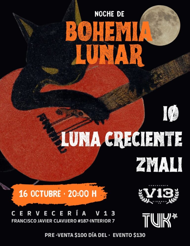 Bohemia Lunar reúne a IØ, Luna Creciente y zMaLi en V13
